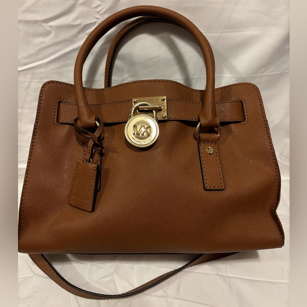 Michael Kors Brown Leather Satchel